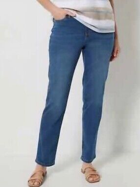 Women's Denim & Co. Stretch Pull On Jeggings Size 14P NWOT